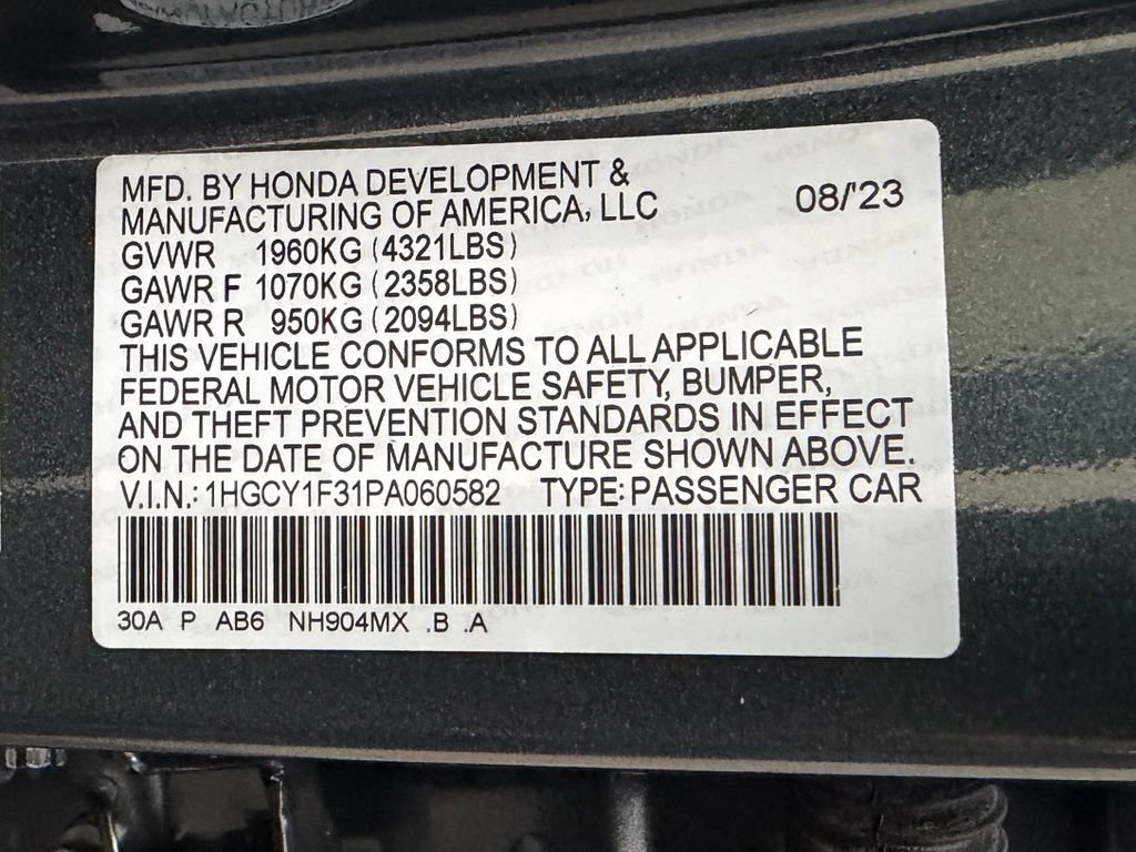 Used 2023 Honda Accord EX image 11