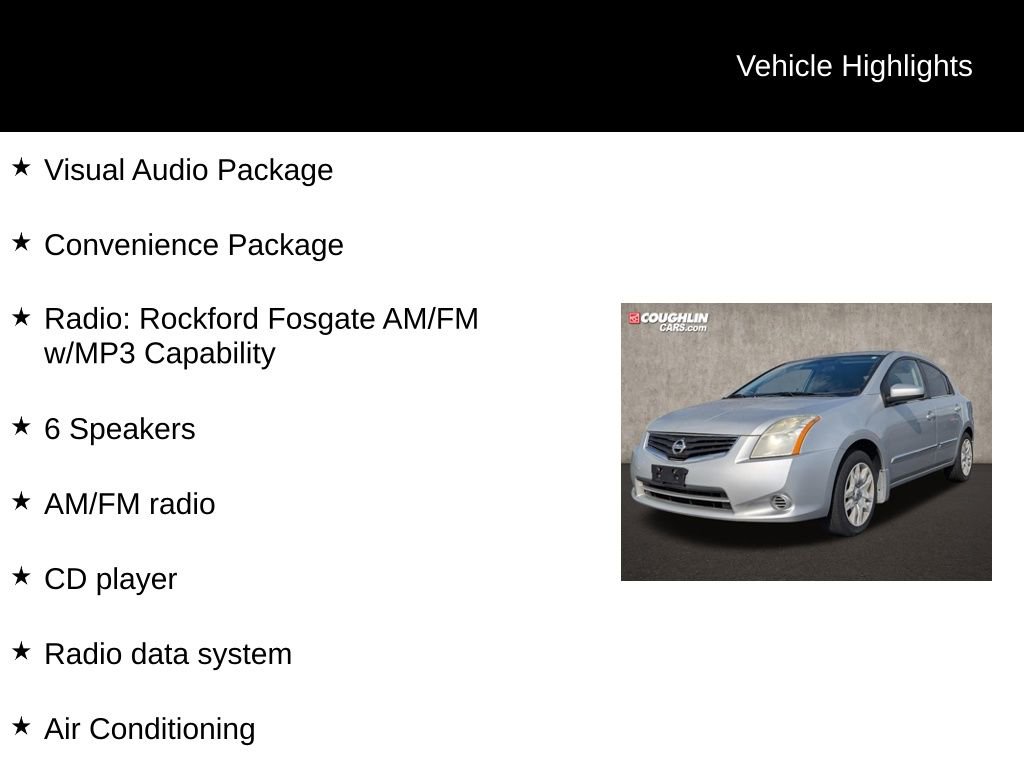 Used 2011 Nissan Sentra 2.0 S w/ Convenience Pkg image 2