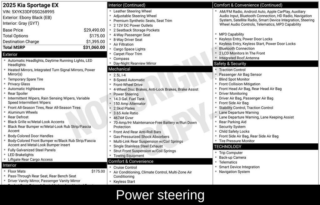 Used 2025 Kia Sportage EX image 8