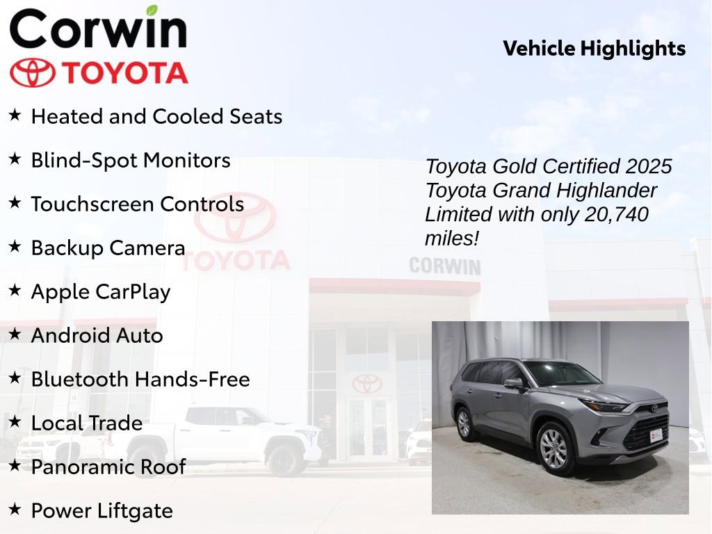 Certified 2025 Toyota Grand Highlander FWD image 9