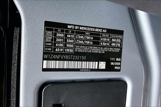 New 2025 Mercedes-Benz Sprinter 2500 image 16