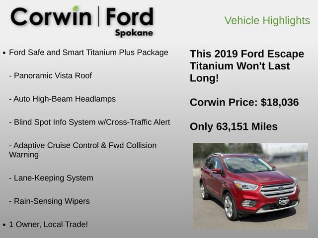 Used 2019 Ford Escape Titanium AWD/4WD image 6