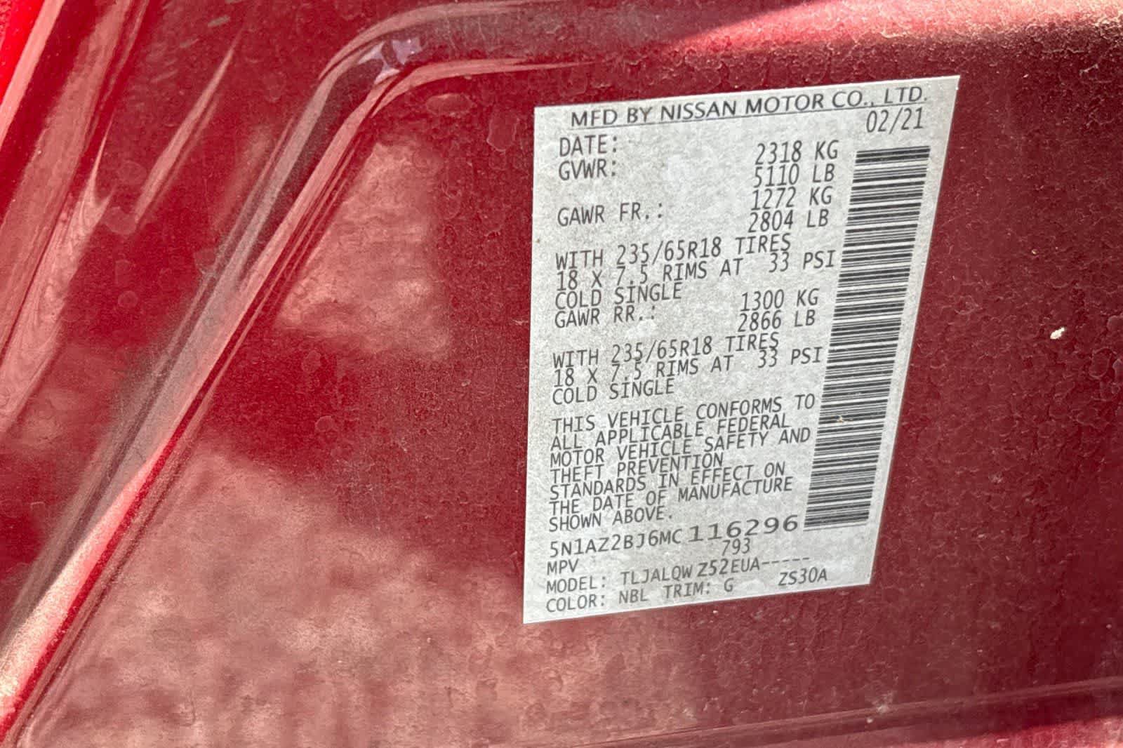 Used 2021 Nissan Murano SV FWD image 26