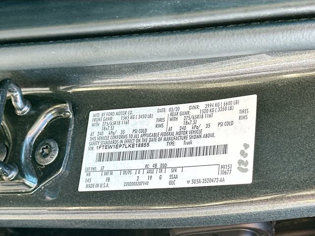 Used 2020 Ford F150 XLT w/ Equipment Group 302A Luxury image 32