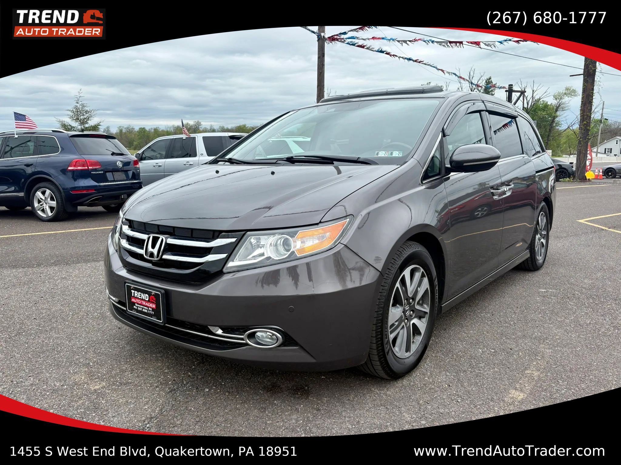 Used 2015 Honda Odyssey Touring Elite