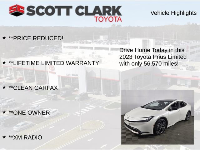 Used 2023 Toyota Prius Limited w/ Limited Premium Package image 12