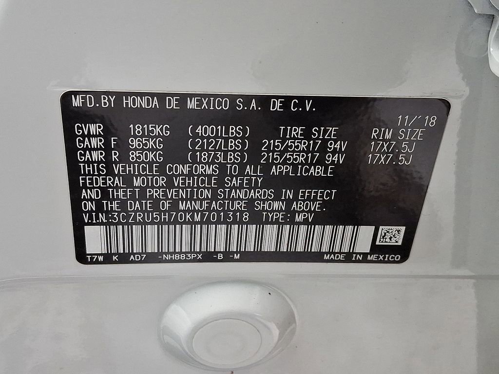 Used 2019 Honda HR-V EX-L image 26