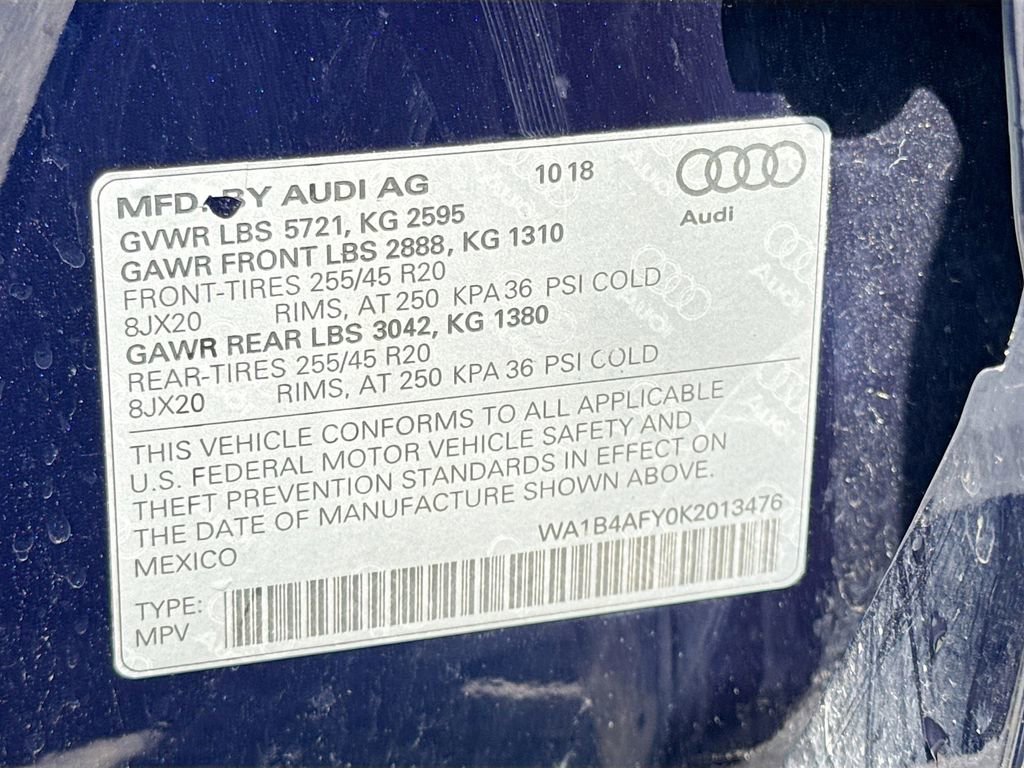 Used 2019 Audi SQ5 Premium Plus AWD/4WD image 35