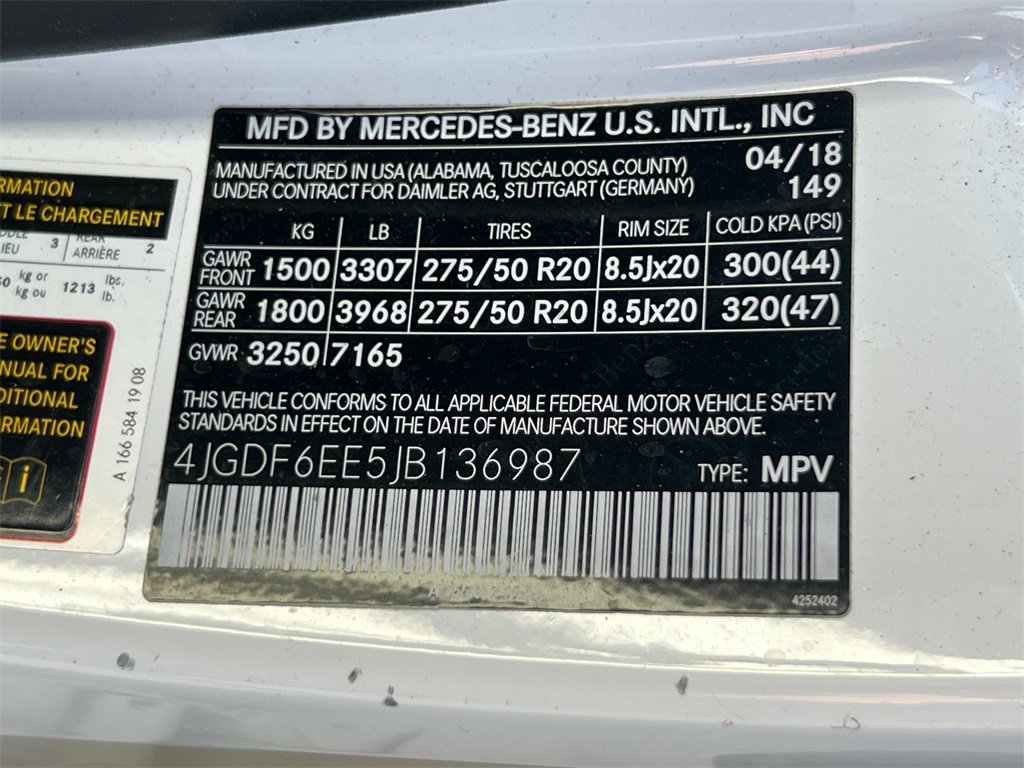 Used 2018 Mercedes-Benz GLS 450 4MATIC image 32