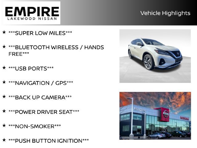 Certified 2023 Nissan Murano SL w/ Cargo Package AWD/4WD image 2