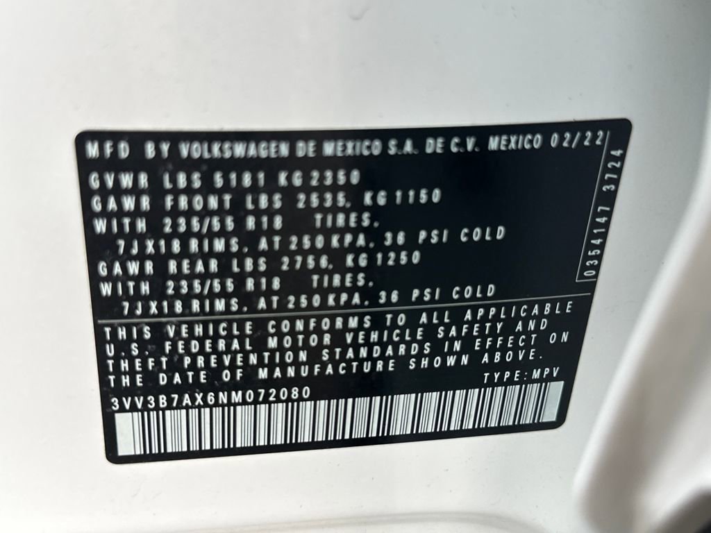 Used 2022 Volkswagen Tiguan SE image 26