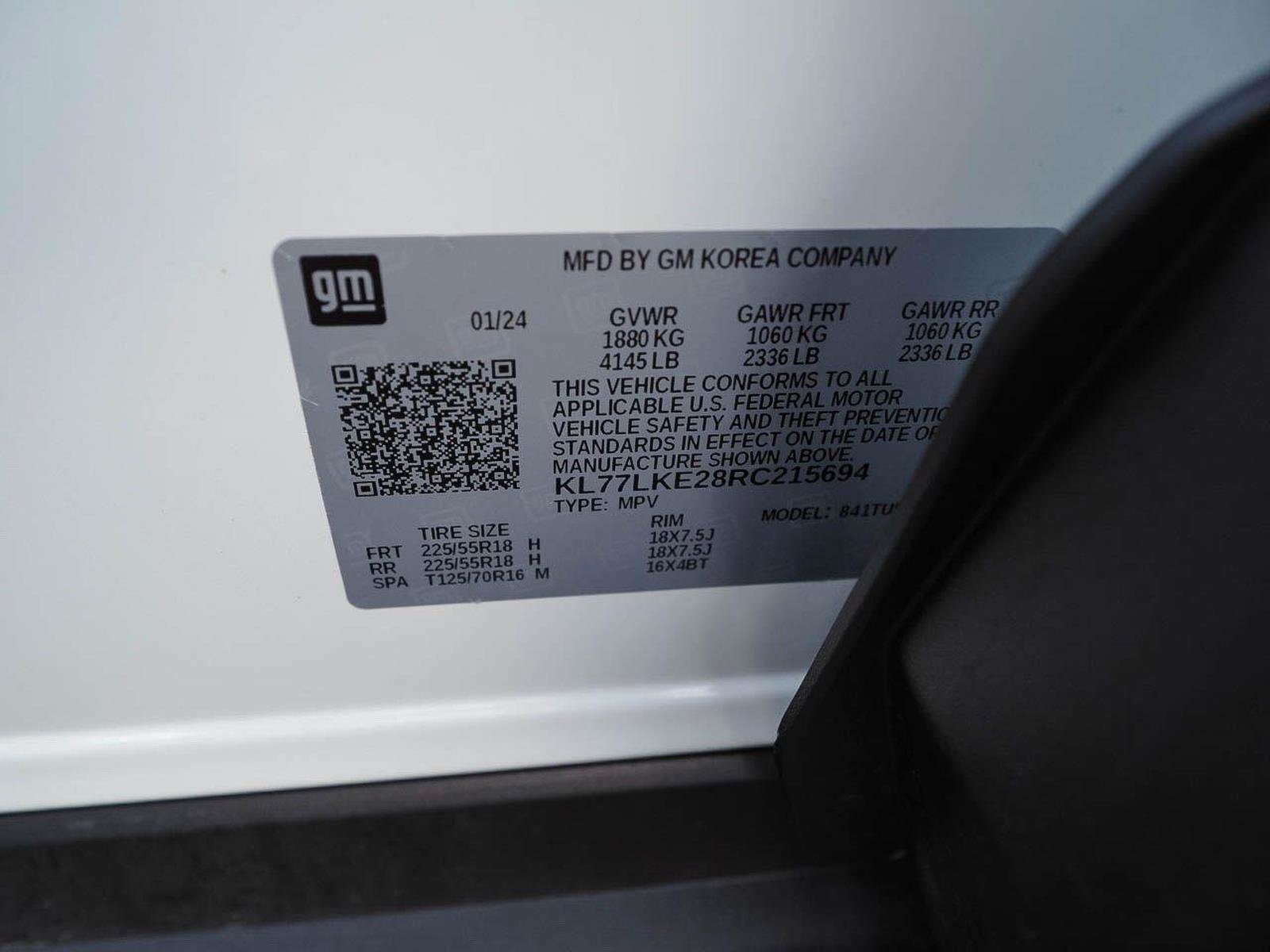 Certified 2024 Chevrolet Trax ACTIV w/ Driver Confidence Package FWD image 37