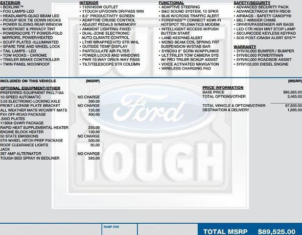 Certified 2021 Ford F350 Limited AWD/4WD image 2