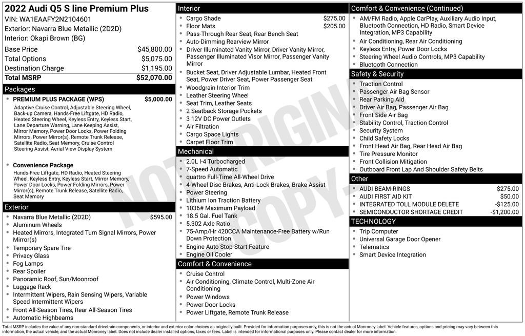 Used 2022 Audi Q5 2.0T Premium Plus w/ Premium Plus Package image 39