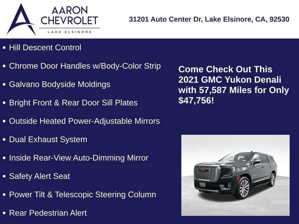 Used 2021 GMC Yukon Denali AWD/4WD image 20