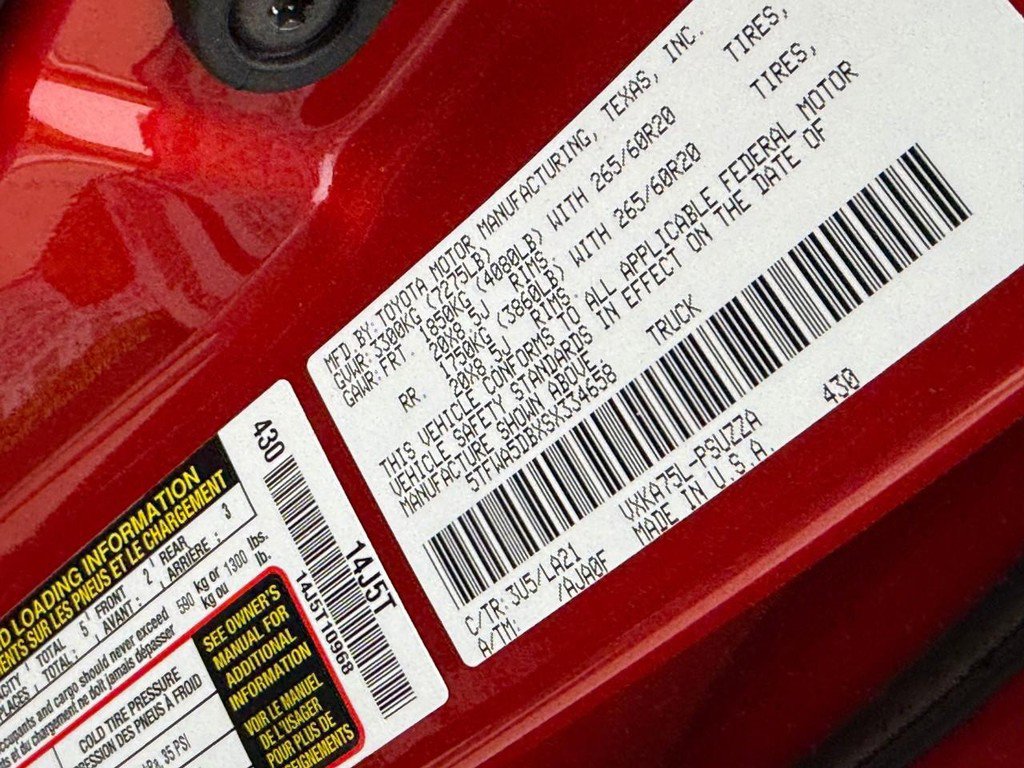 New 2025 Toyota Tundra Platinum w/ TRD Off-Road Package image 21