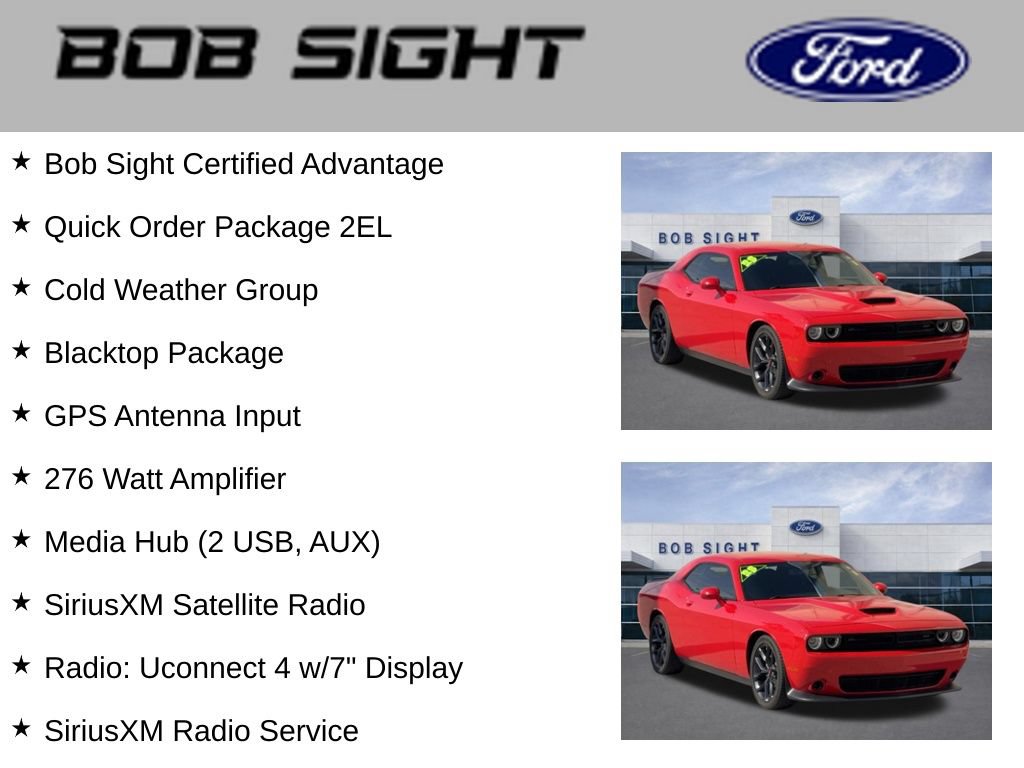 Used 2023 Dodge Challenger GT w/ Blacktop Package RWD video 3
