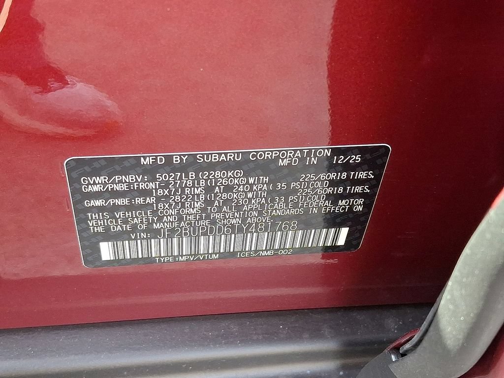 New 2026 Subaru Outback Limited w/ Premium/Limited Package 2 AWD/4WD image 18