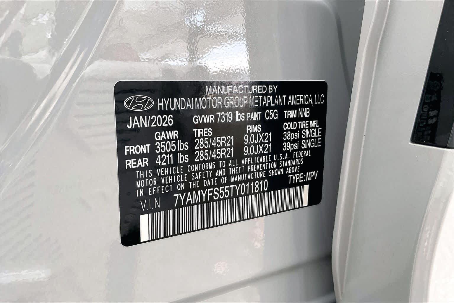 Certified 2026 Hyundai Ioniq 9 Calligraphy AWD/4WD image 33