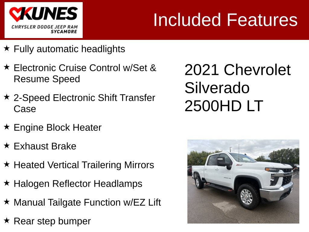 Used 2021 Chevrolet Silverado 2500 LT w/ Z71 Off-Road Package AWD/4WD image 4