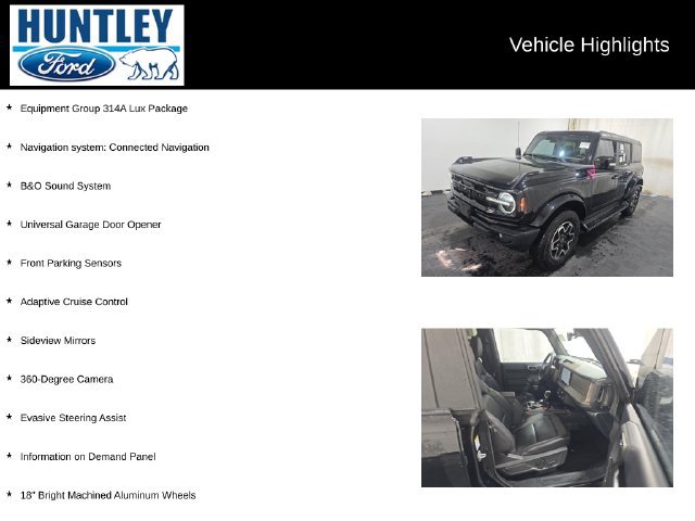 Used 2025 Ford Bronco Outer Banks AWD/4WD image 2