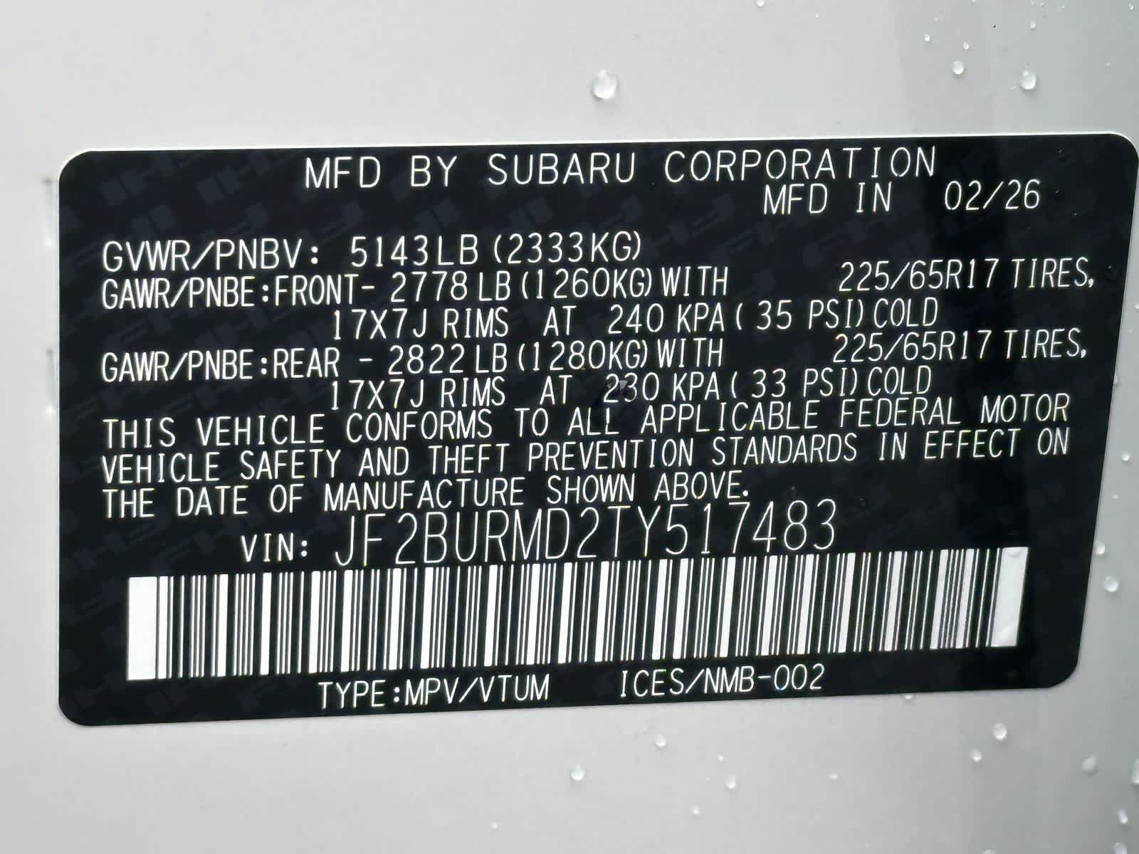 New 2026 Subaru Outback Wilderness AWD/4WD image 33