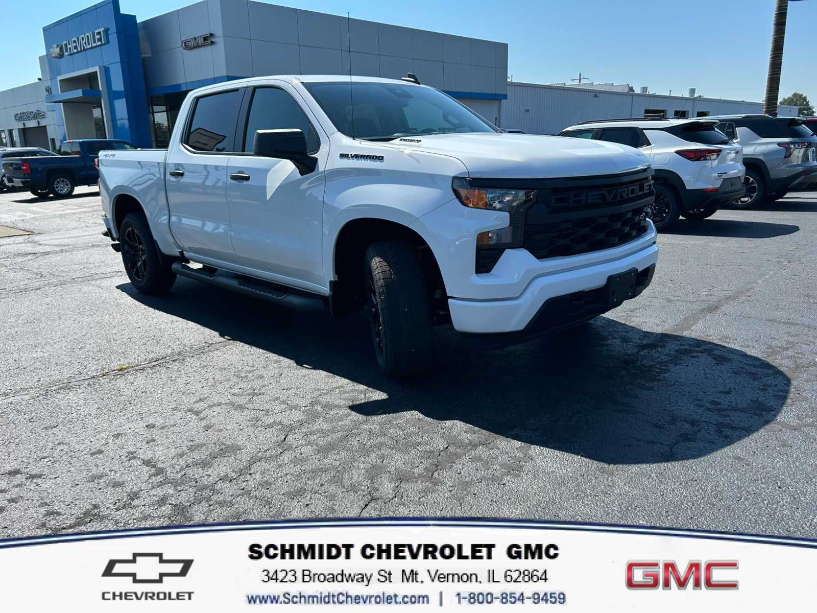 New 2026 Chevrolet Silverado 1500 Custom w/ Turbomax Blackout Package AWD/4WD image 7