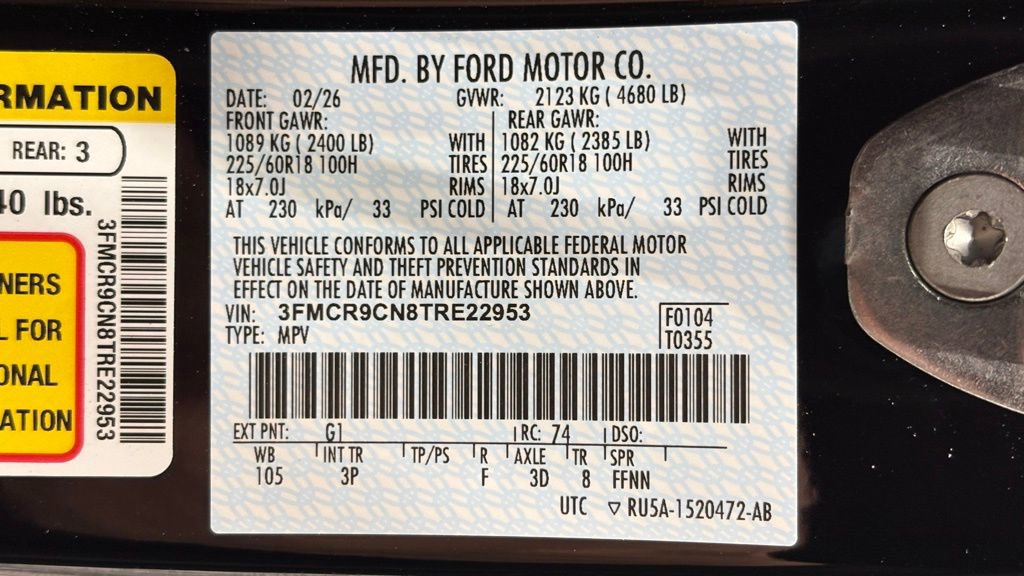 New 2026 Ford Bronco Sport Outer Banks w/ Outer Banks Tech Package+ AWD/4WD image 47