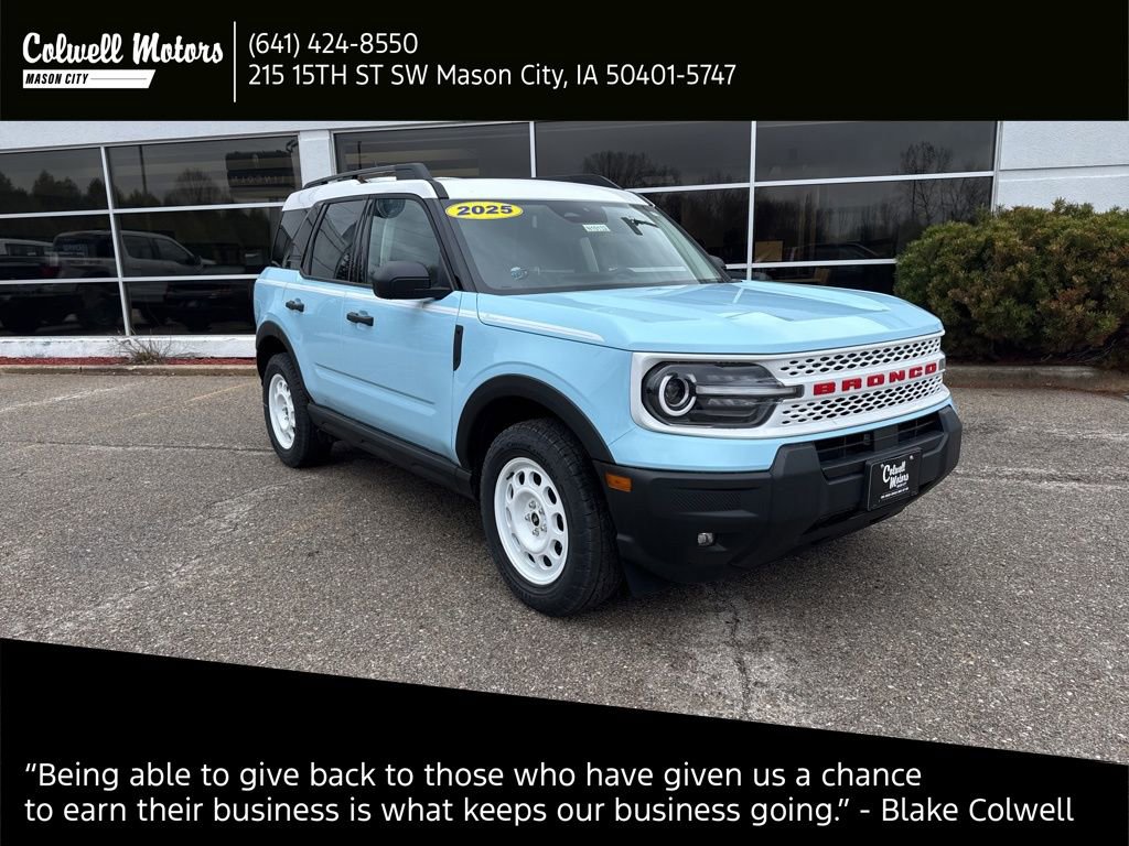 New 2025 Ford Bronco Sport Heritage w/ Convenience Package