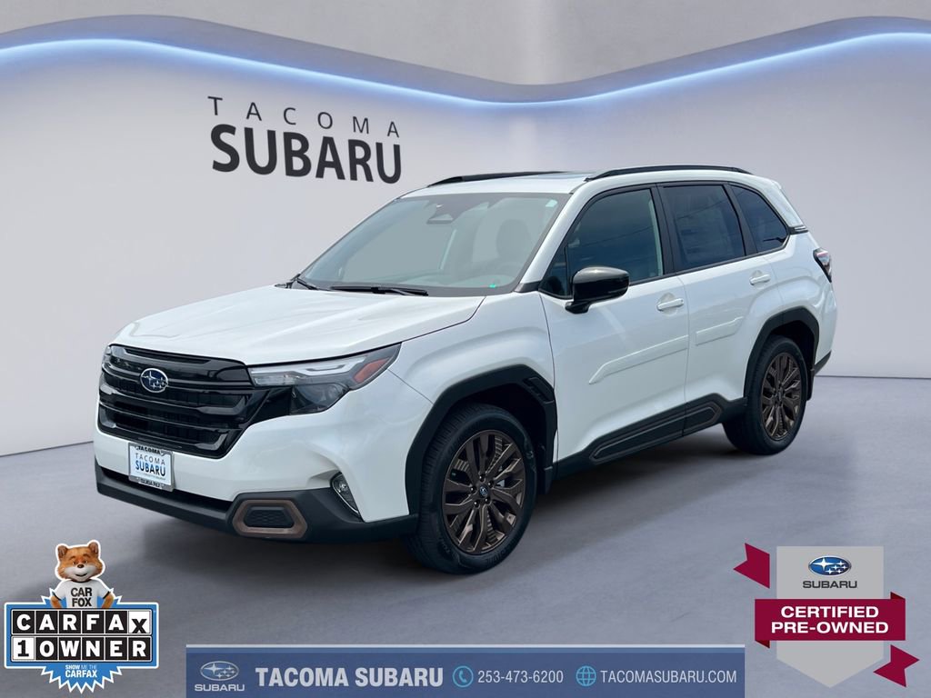 Certified 2025 Subaru Forester Sport w/ Popular Package #1 AWD/4WD 360° Tour
