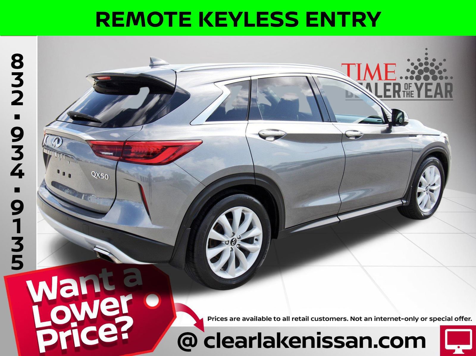 Used 2019 INFINITI QX50 Essential w/ Proassist Package image 7