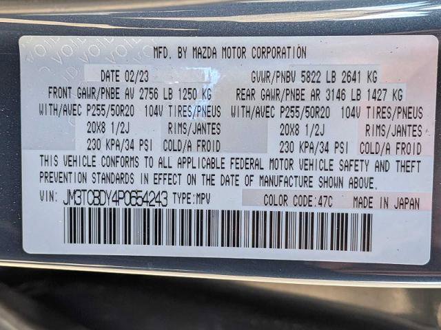 Used 2023 MAZDA CX-9 Carbon Edition AWD/4WD image 36