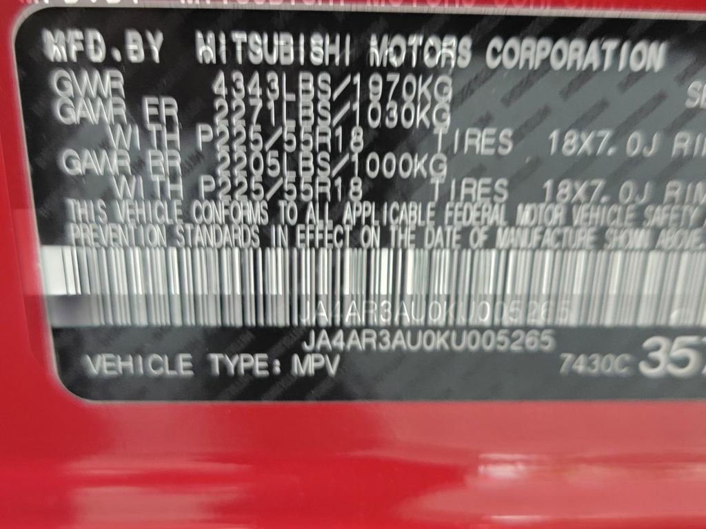 Used 2019 Mitsubishi Outlander Sport ES AWD/4WD image 34