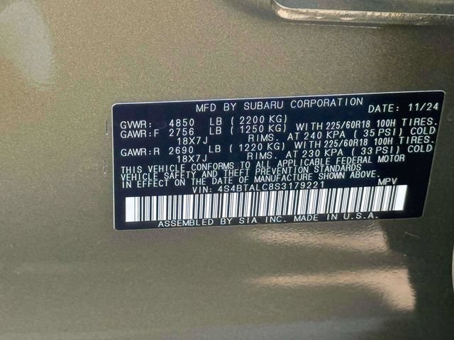 Used 2025 Subaru Outback Onyx Edition AWD/4WD image 20