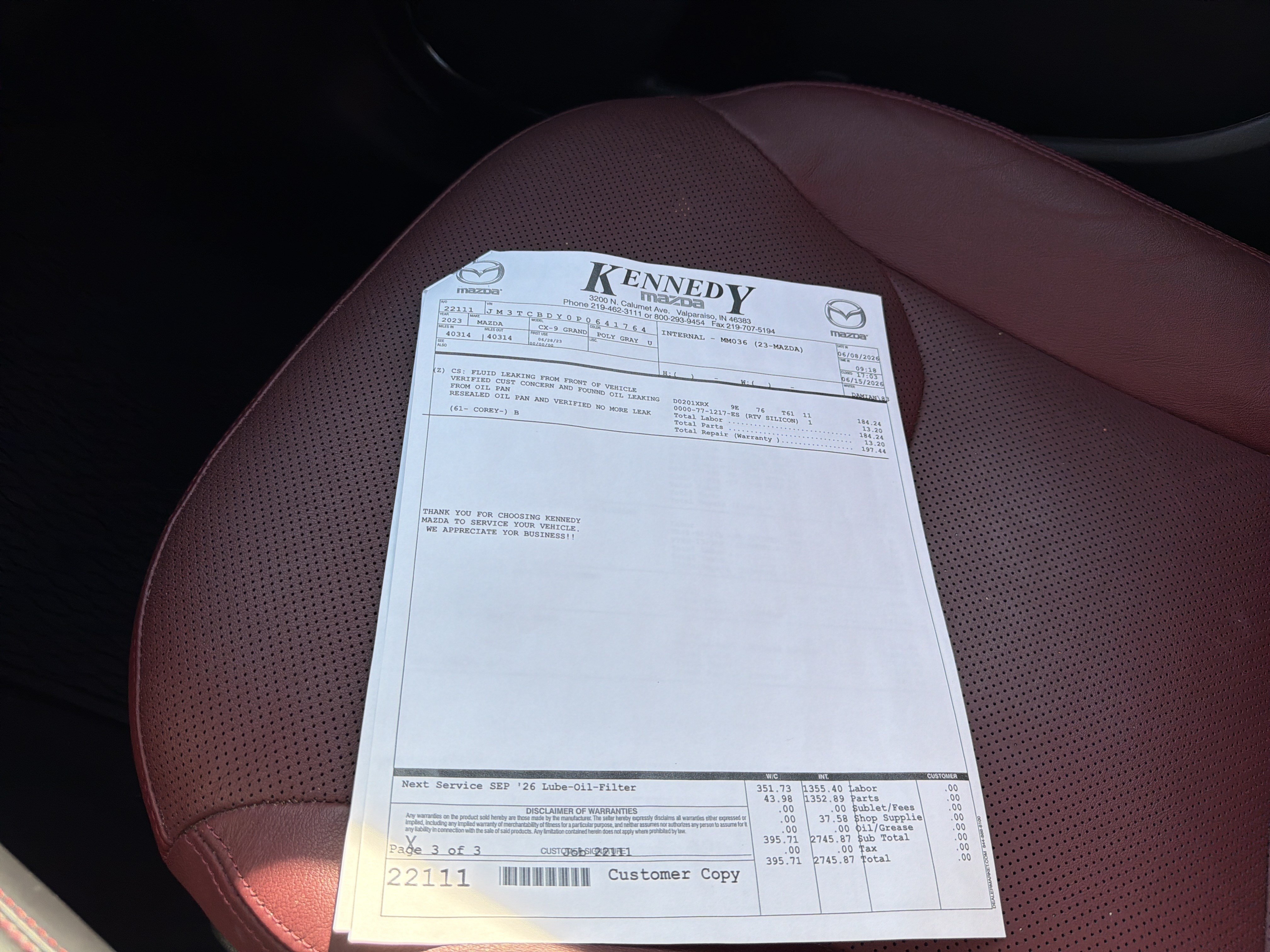 Certified 2023 MAZDA CX-9 Carbon Edition AWD/4WD image 32