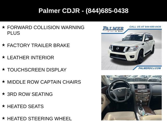 Used 2019 Nissan Armada Platinum w/ Captain's Chairs Package image 12