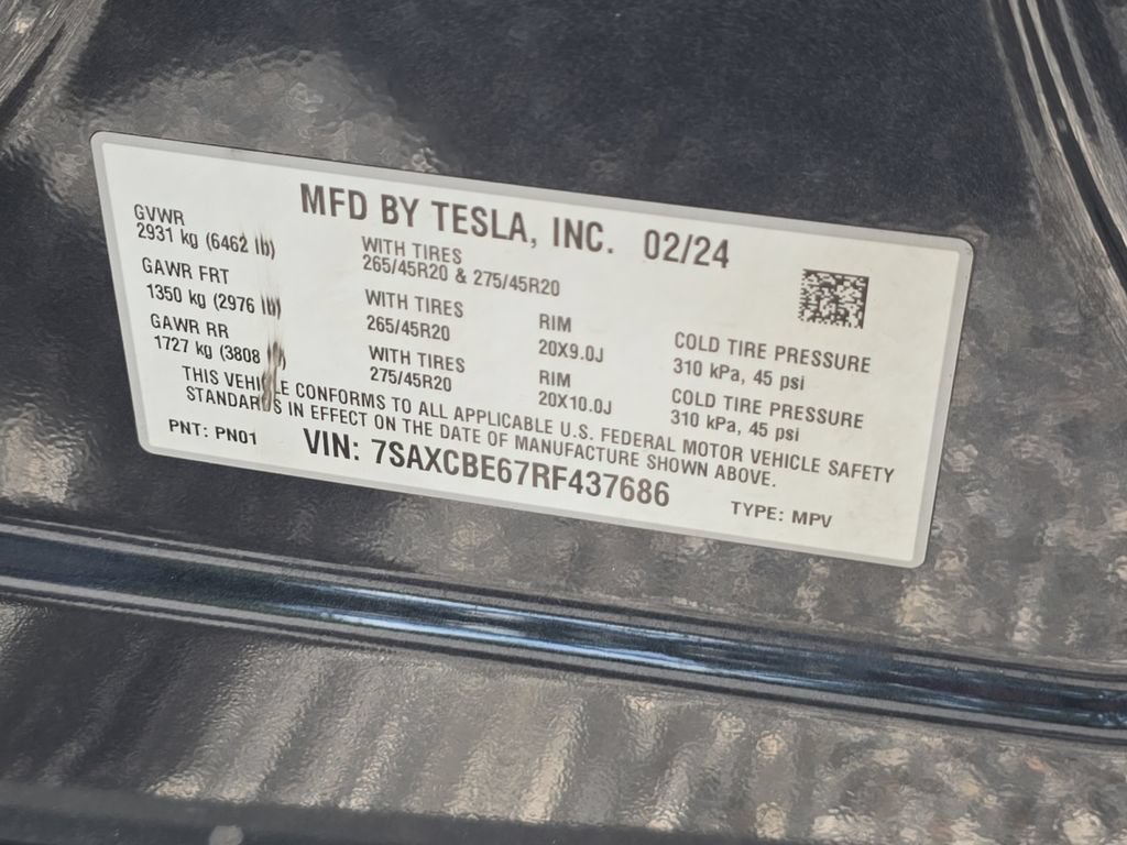 Used 2024 Tesla Model X Plaid AWD/4WD image 33