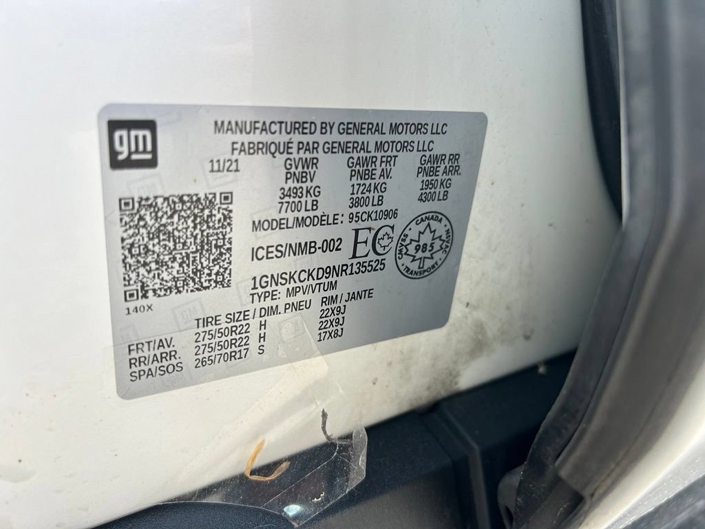 Used 2022 Chevrolet Suburban LT AWD/4WD image 12