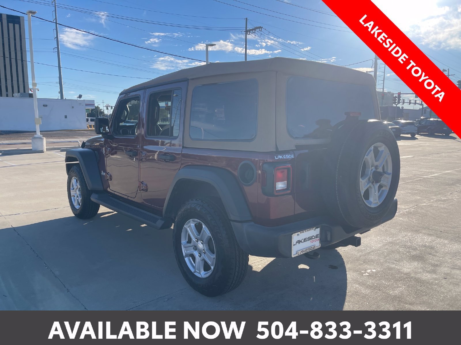 Used 2021 Jeep Wrangler Unlimited Sport AWD/4WD image 3