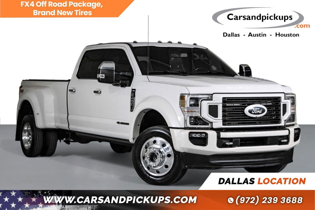 Used 2021 Ford F450 Platinum w/ FX4 Off-Road Package image 1
