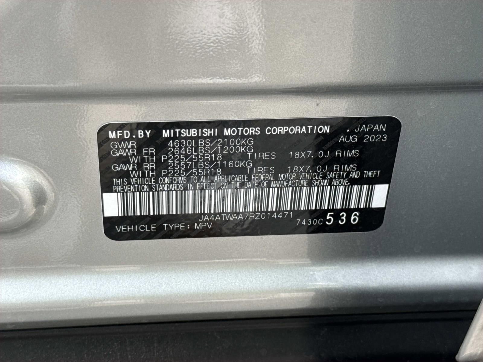 Used 2024 Mitsubishi Eclipse Cross SE AWD/4WD image 30
