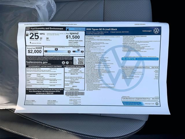 New 2026 Volkswagen Tiguan SE R-Line image 14