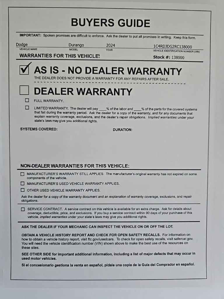 Used 2024 Dodge Durango GT image 30