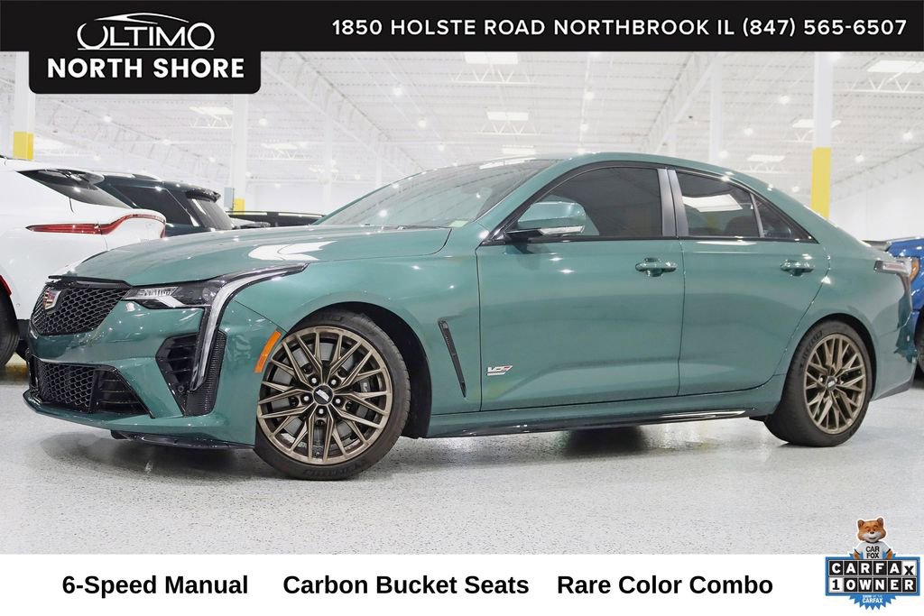 Used 2026 Cadillac CT4 V Blackwing w/ Climate Package RWD image 1