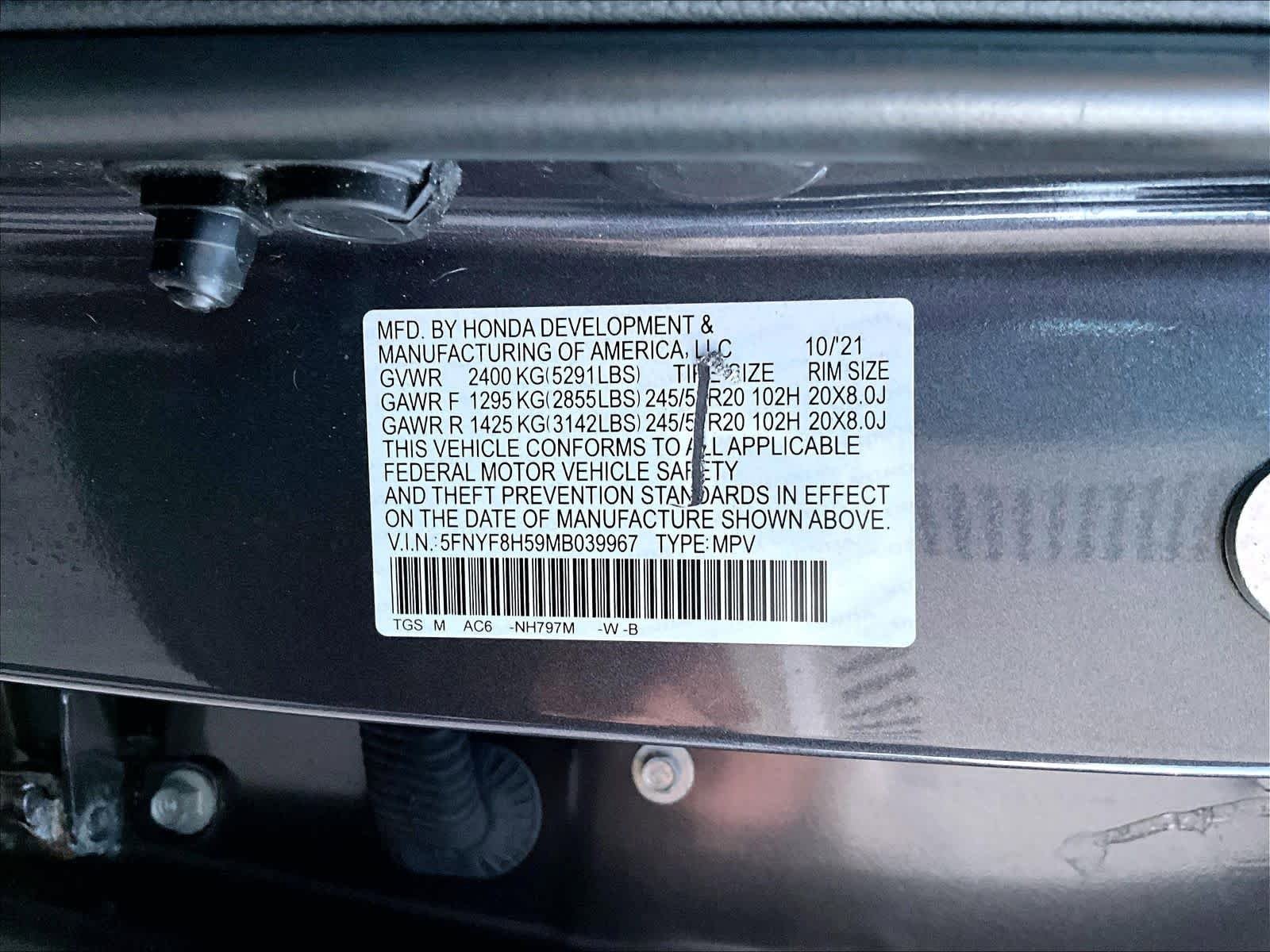 Used 2021 Honda Passport EX-L image 6