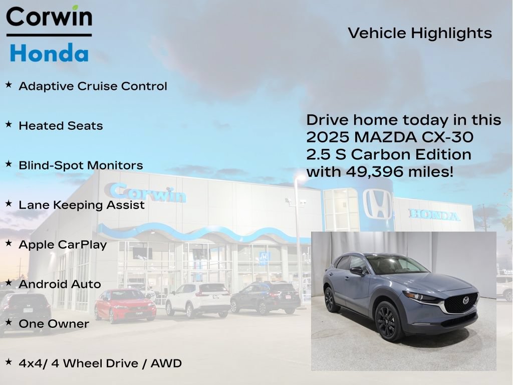 Used 2025 MAZDA CX-30 AWD 2.5 S w/ Preferred Package image 6