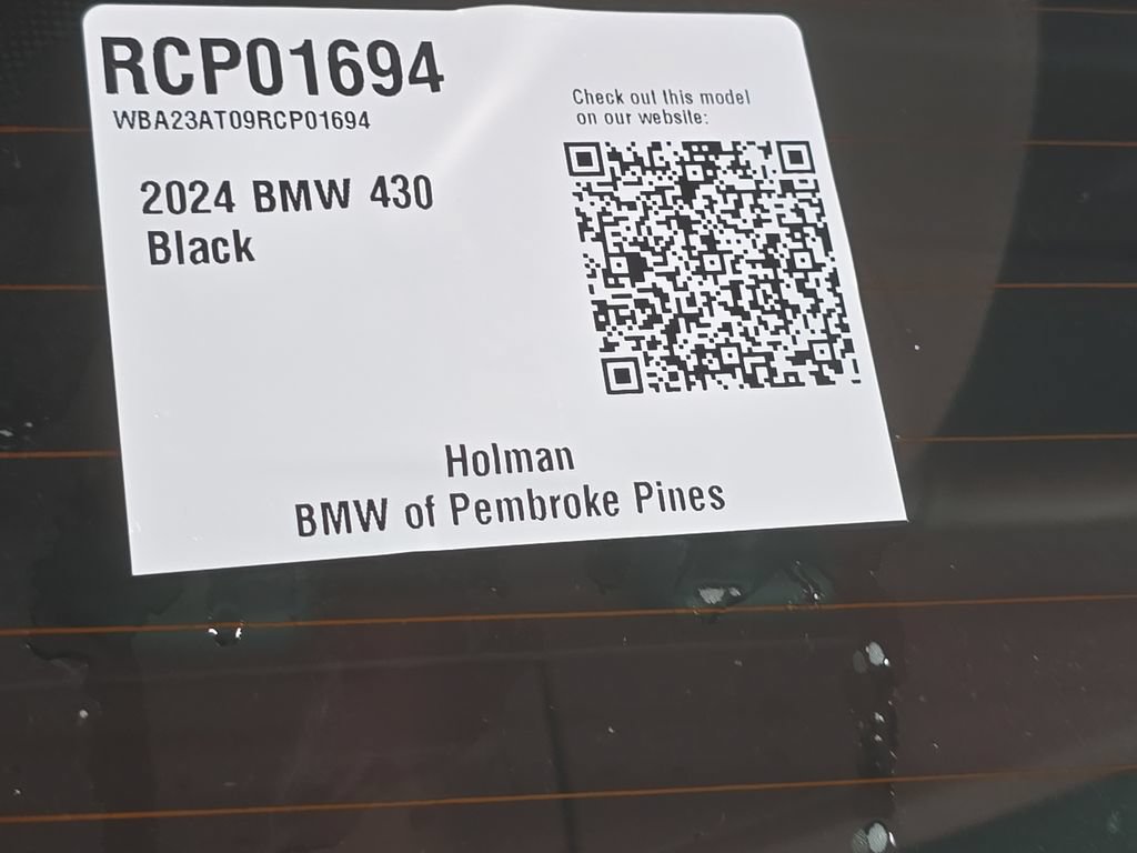 Used 2024 BMW 430i Convertible w/ M Sport Package RWD image 16