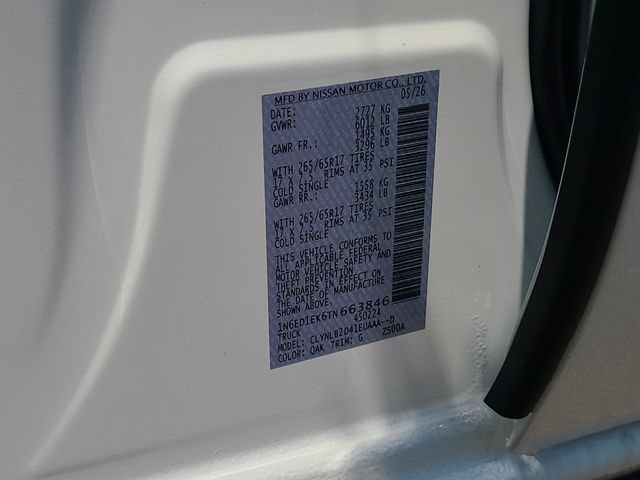 New 2026 Nissan Frontier SV w/ All-Weather Content Package AWD/4WD image 30