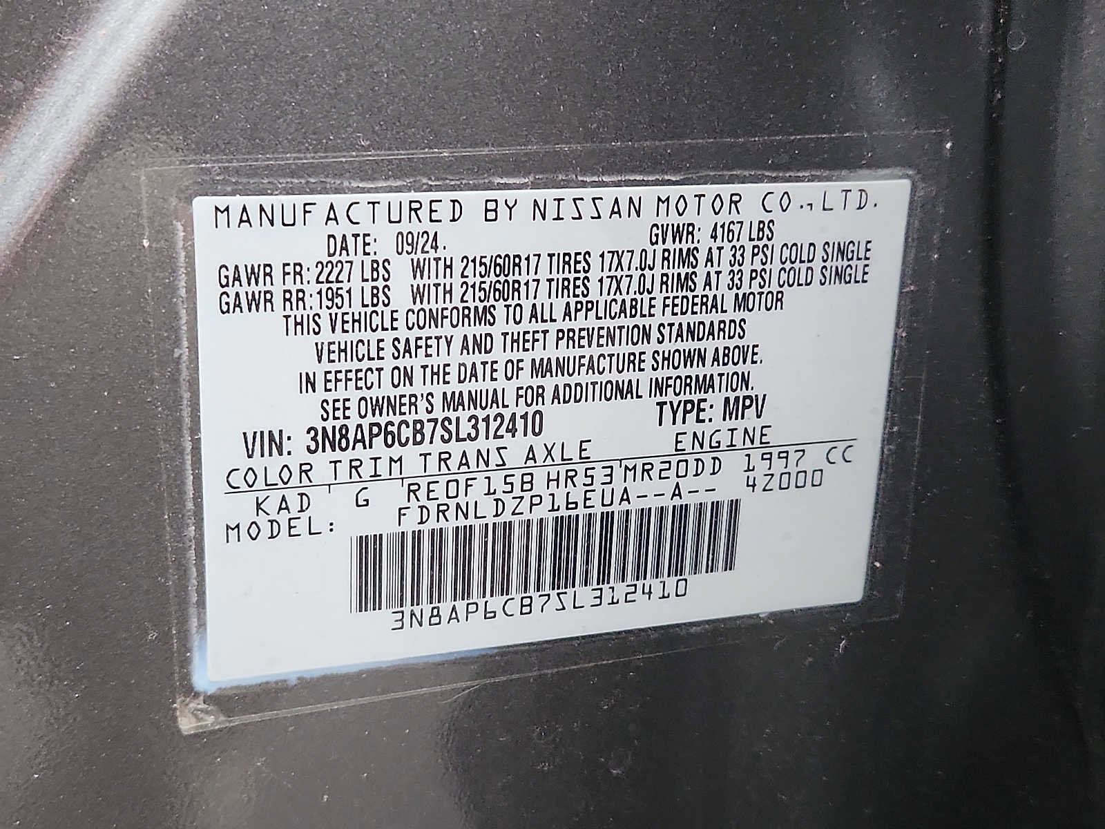 Certified 2025 Nissan Kicks SV w/ Illumination Package AWD/4WD image 26