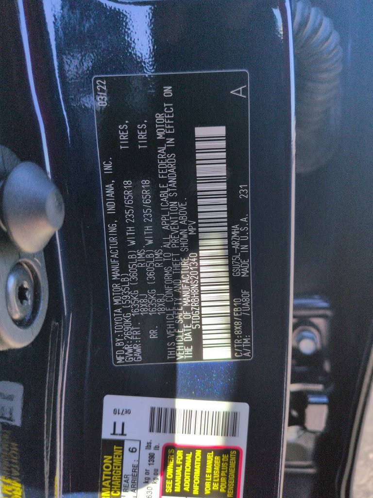 Certified 2022 Toyota Highlander XLE AWD/4WD image 29